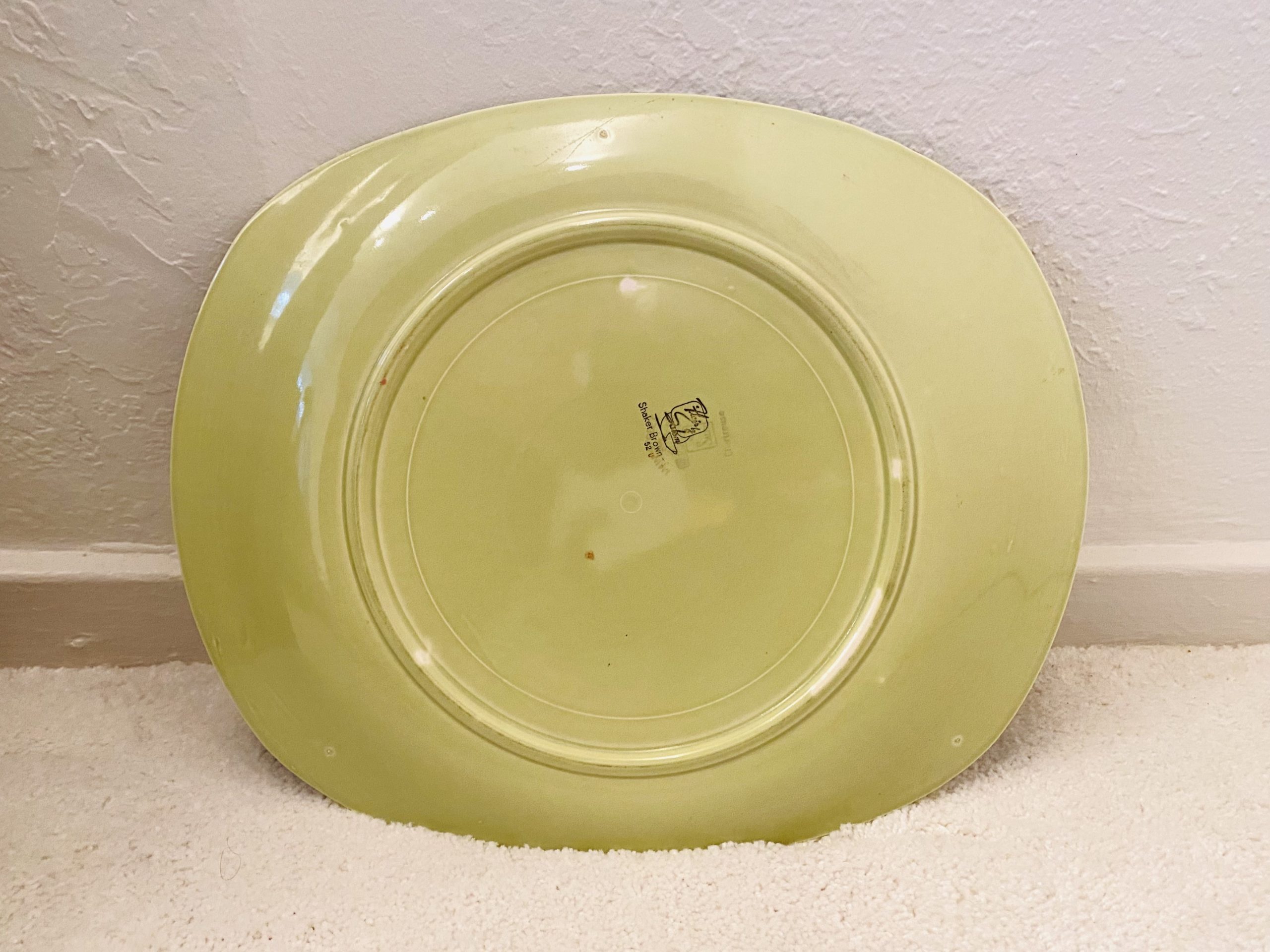 Vintage Shaker Brown platter - Flair by Salem China Co. - Image 3